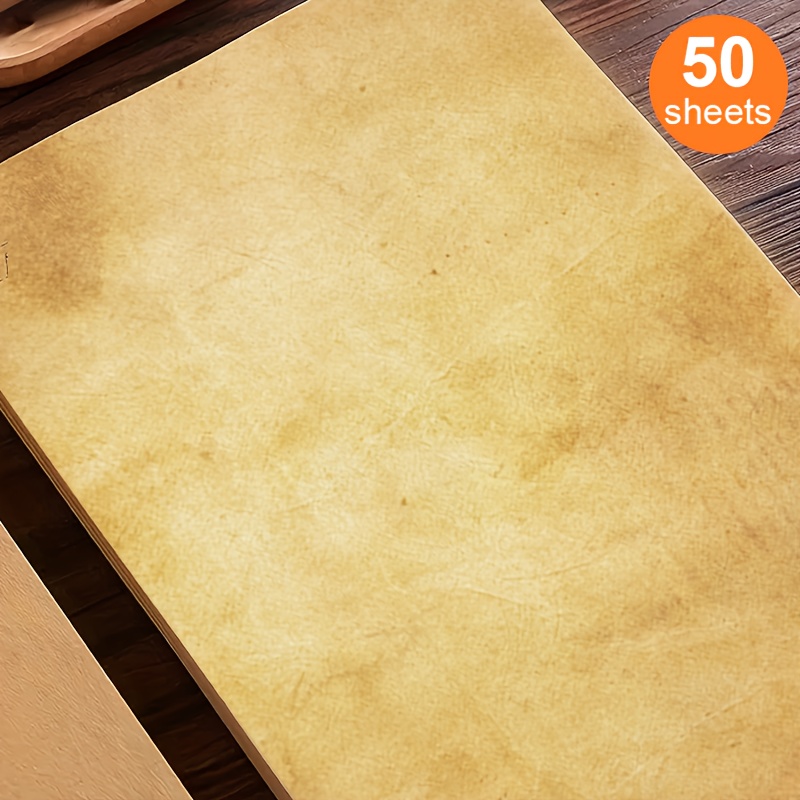 Commercial Printing Paper - 50 листов ретро-ностальгической бумаги формата А4,