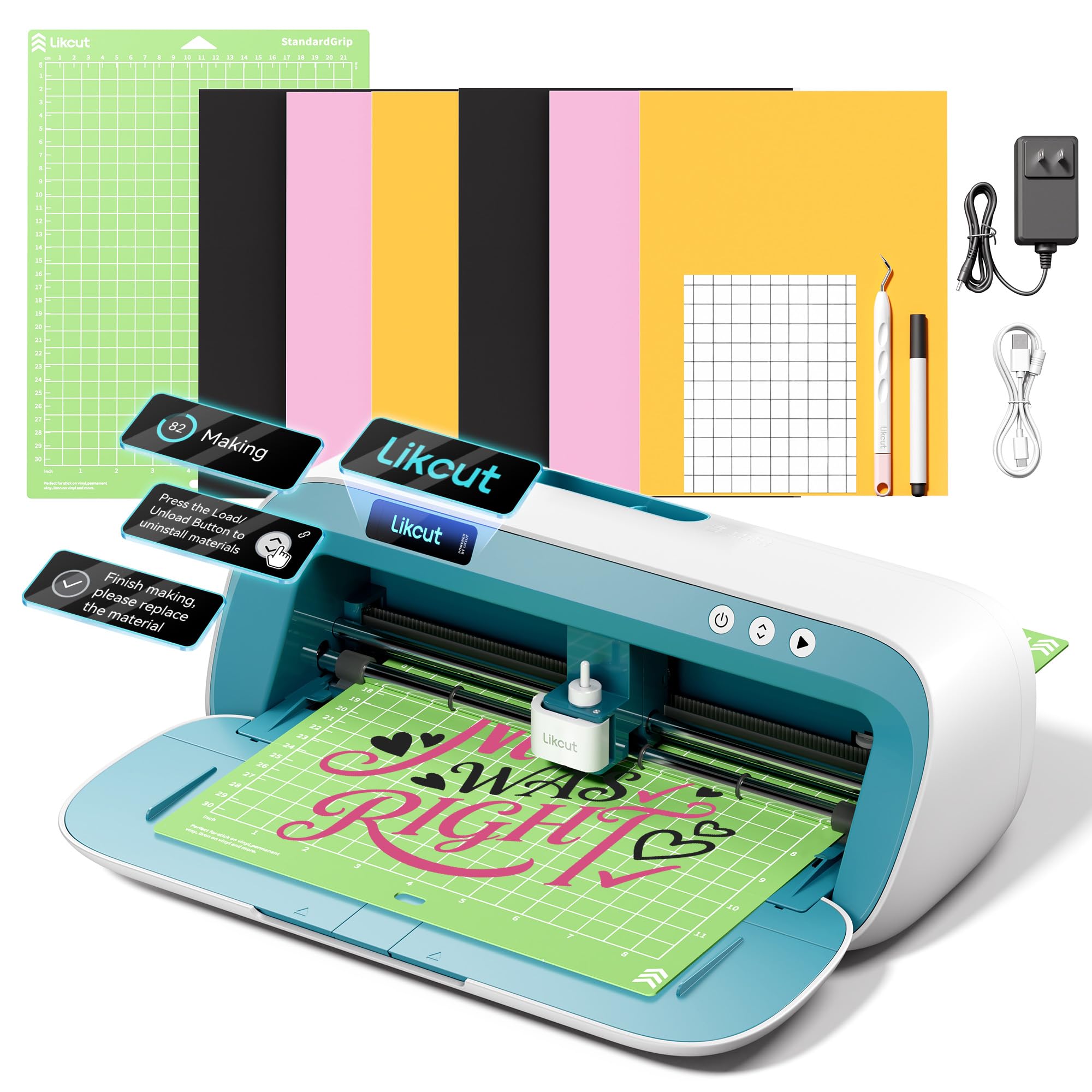 Vinyl Cutter Plotter - Режущий плоттер Likcut S41 с точностью