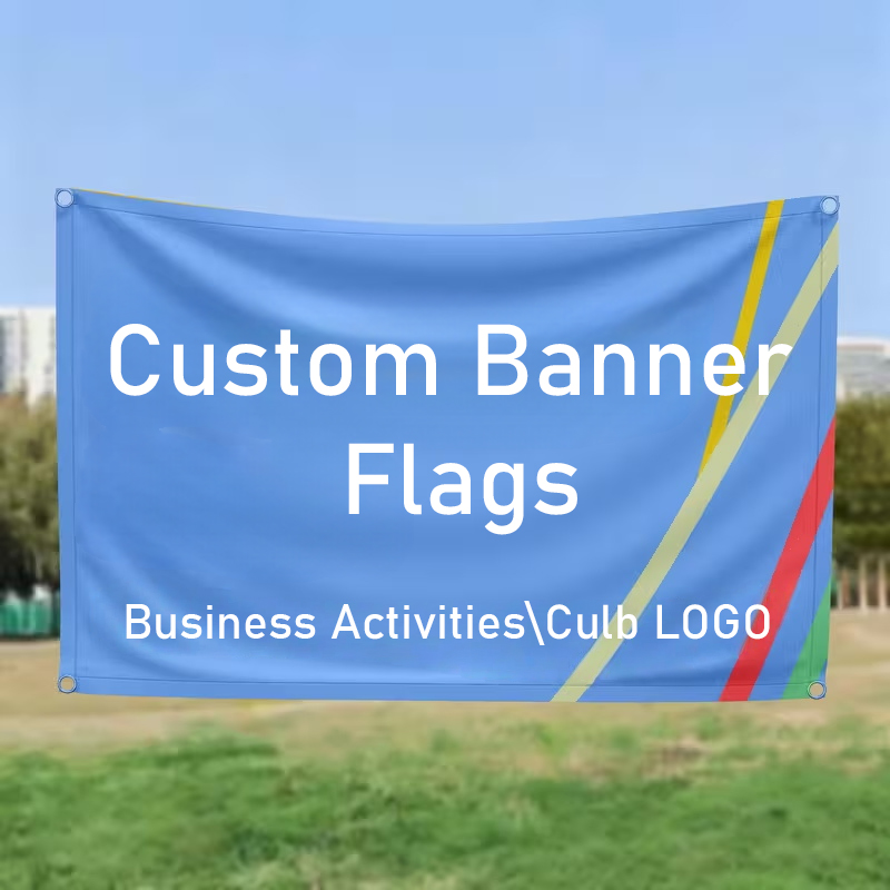 Commercial Printing Supplies - Флаг-баннер на заказ с персонализированным логотипом