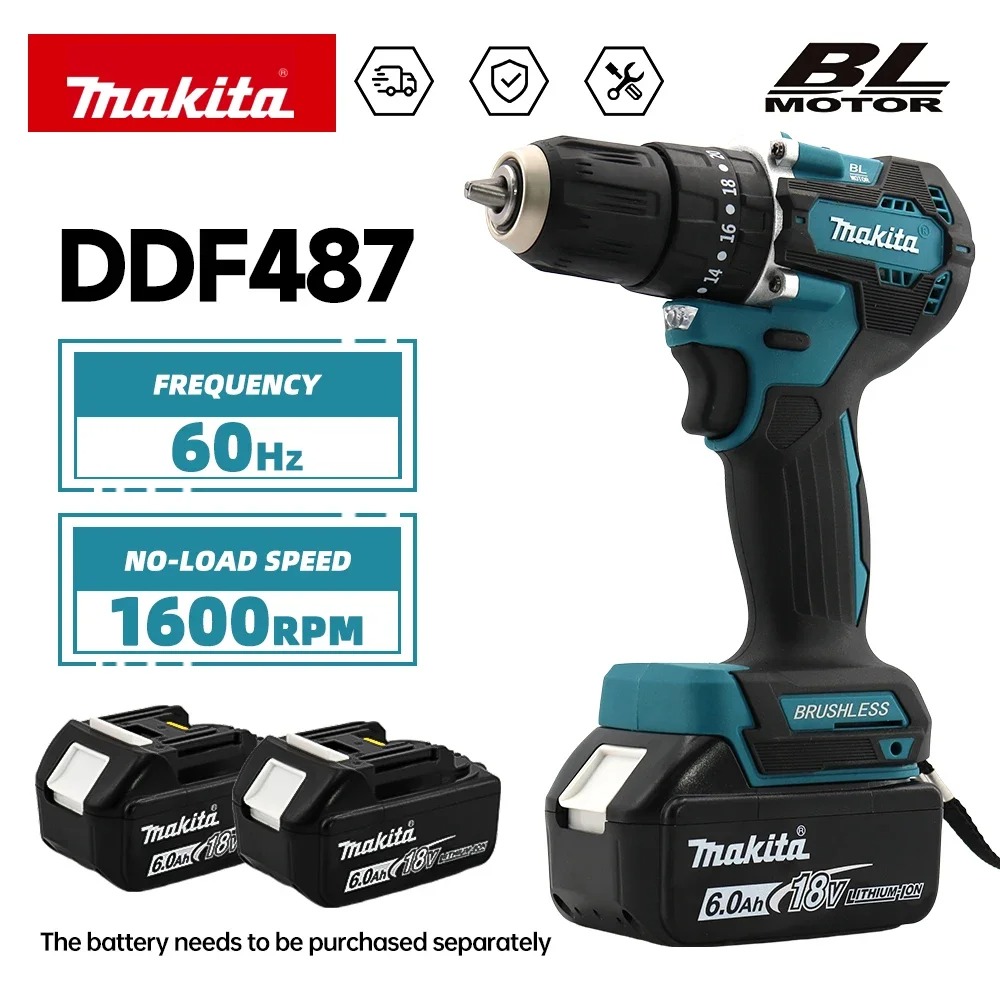 Бесщеточный аккумуляторный уда – обзор и цена Makita Drill Ddf484