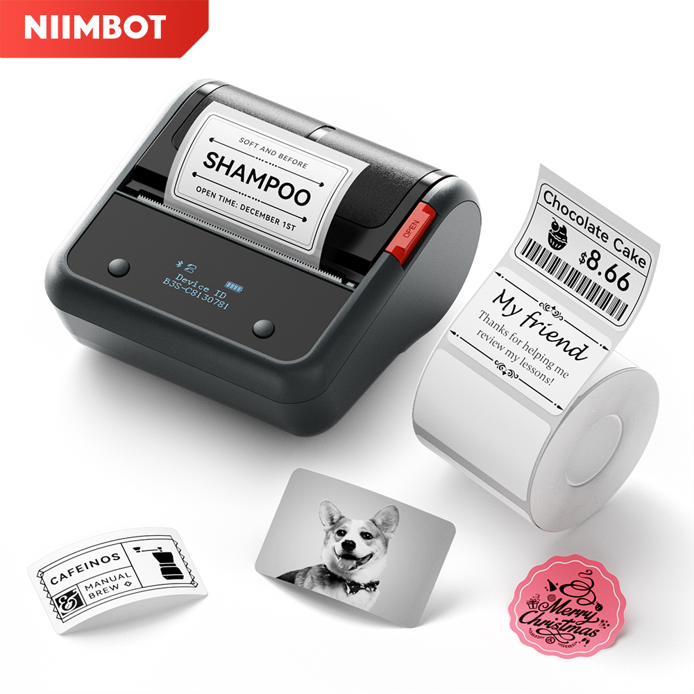 Niimbot B3S беспроводной принт – обзор и цена Commercial Label Printing Machine